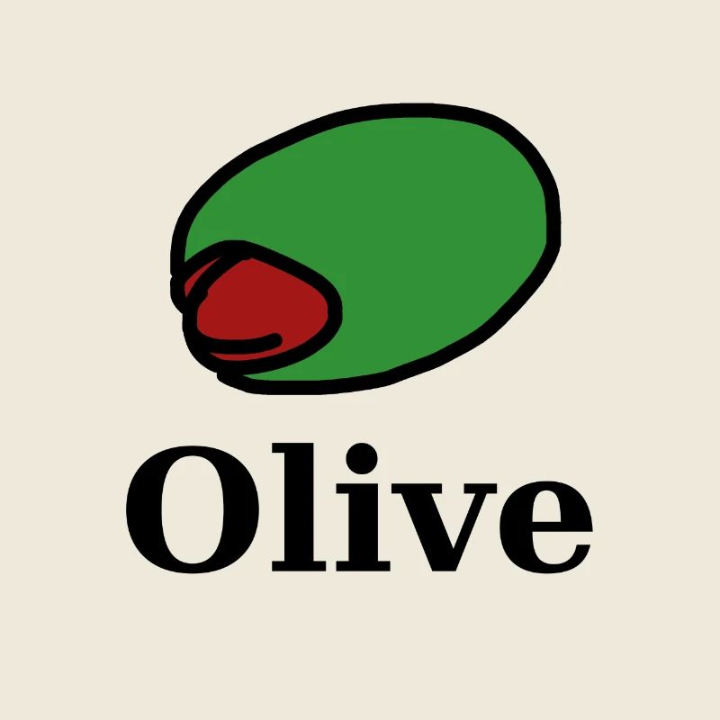 Olive vert fruit amande poivrons