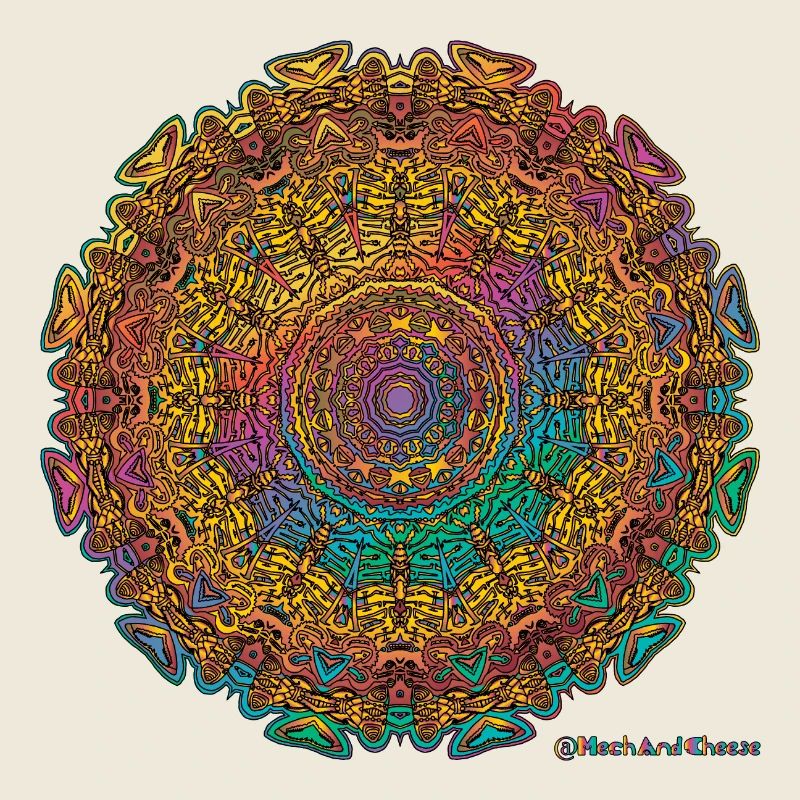 Kaleidoskop-Mandala