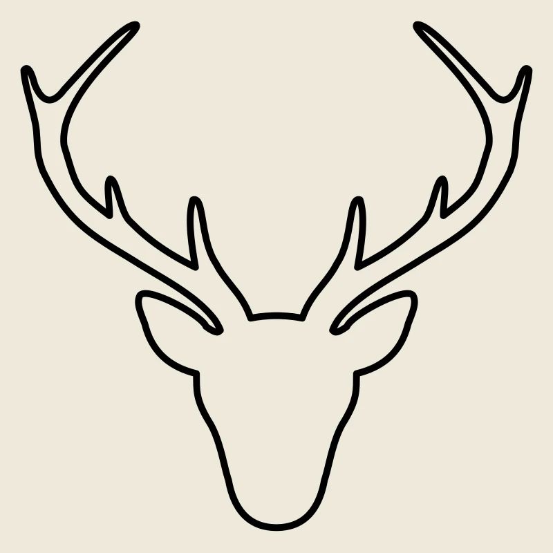 Hirsch Geweih Jäger Jagd Wild Geschenk