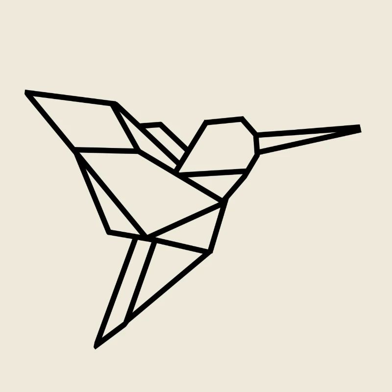 Oiseau origami
