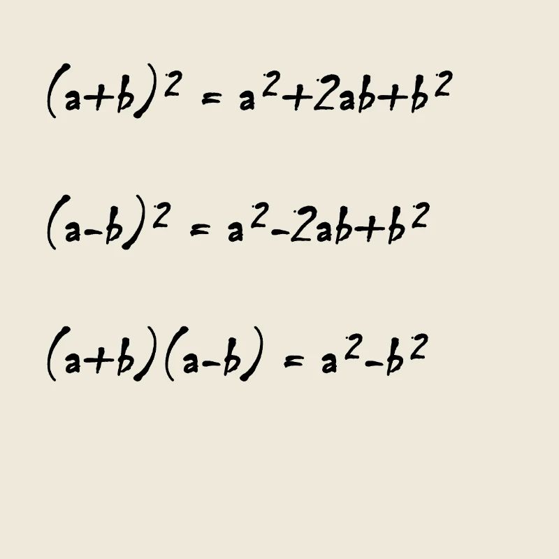 Formules binomiques Mathématiques Design Idée cadeau