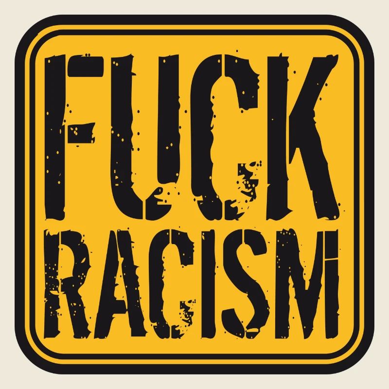 fuck interdit non no racism logo text contre naech