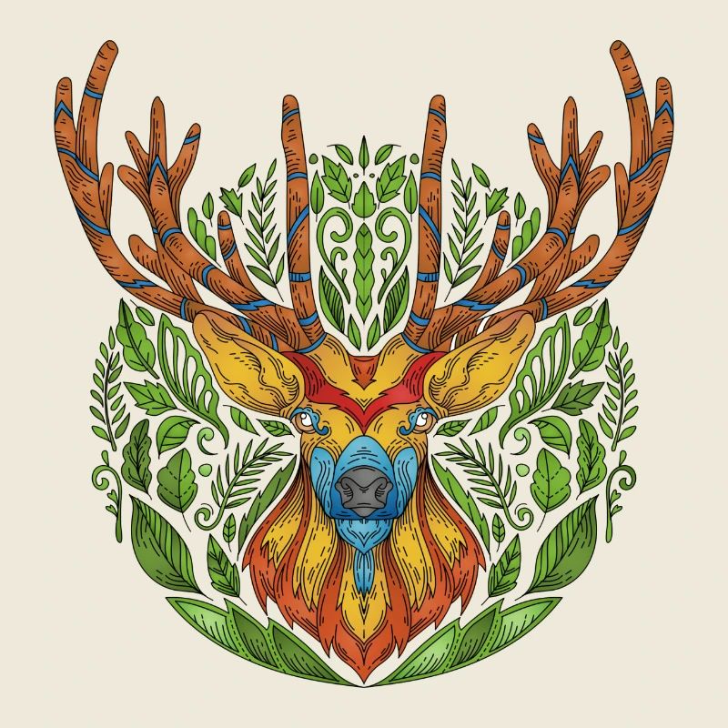 Tête de cerf de cerf