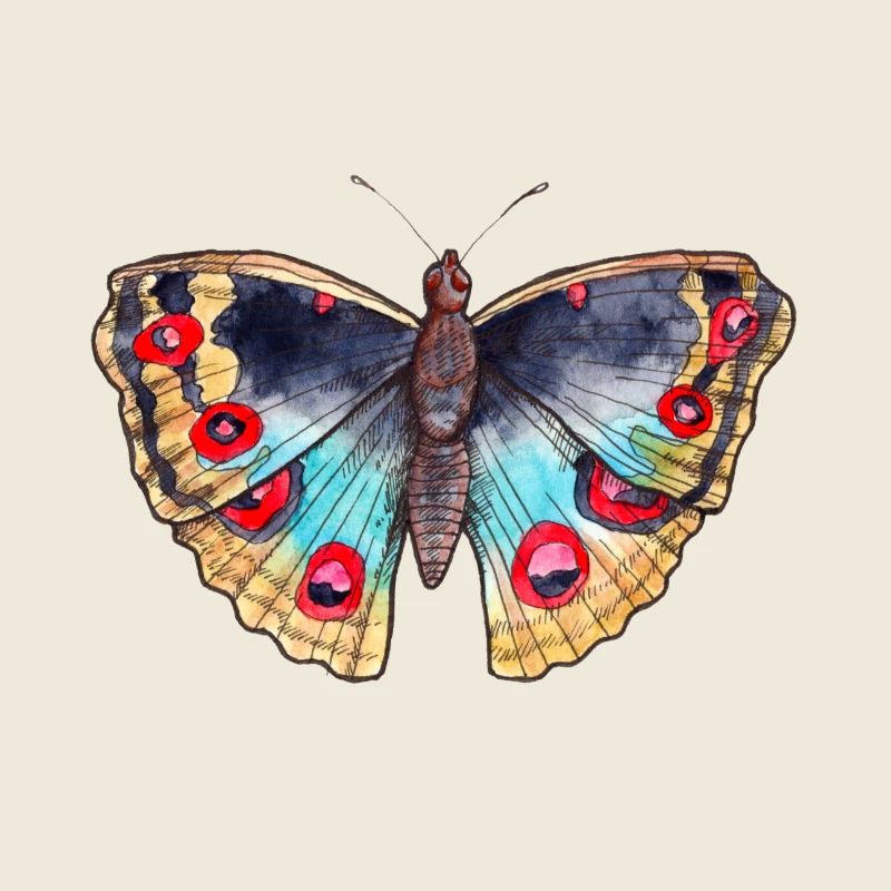 Bunter Schmetterling