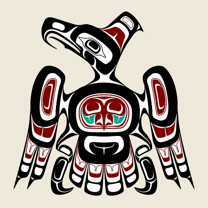 Northwest Pacific coast Kaigani Thunderbird