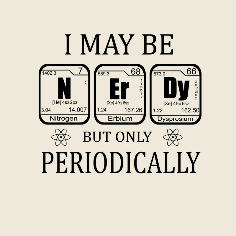 Chemie Science Periodensystem Nerd