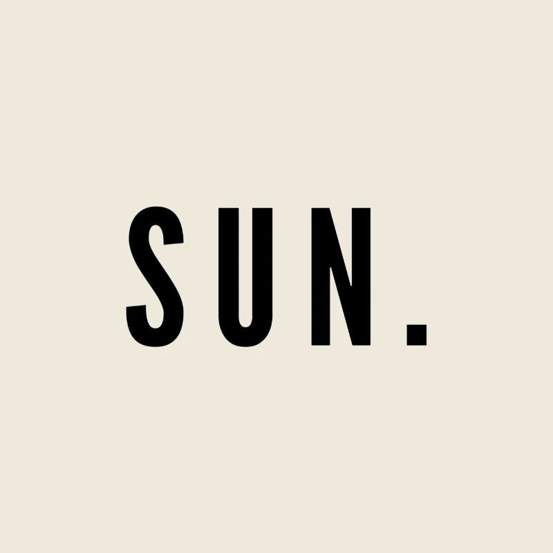 Un SOLEIL minimal. Design – Dimanche du dimanche