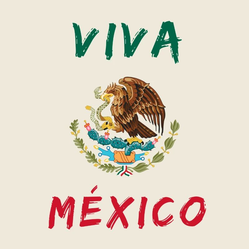Viva Mexico Mexiko / Geschenk Wappen