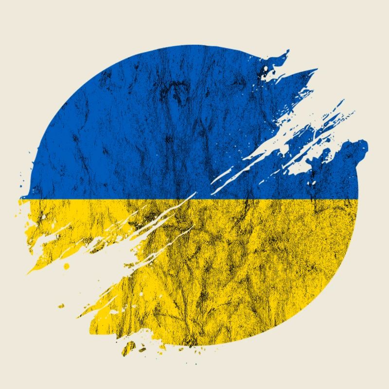 Ukraine Circle Blurry Vintage / Gift