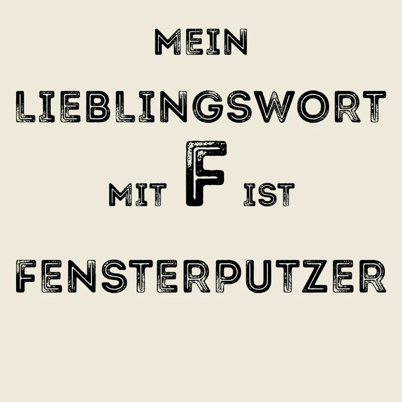 Fensterputzer Putzmann putzen lustig Geschenk