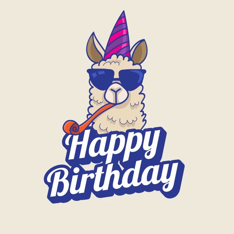 Alles Gute Geburtstag Lama Geburtstagsspruch Fun