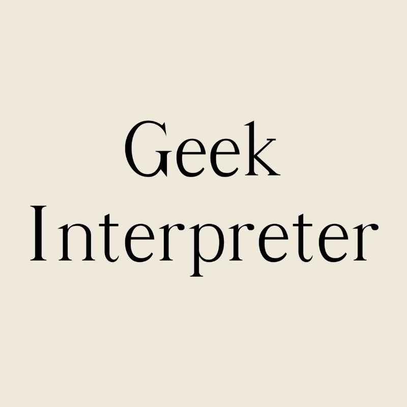 Interprète geek