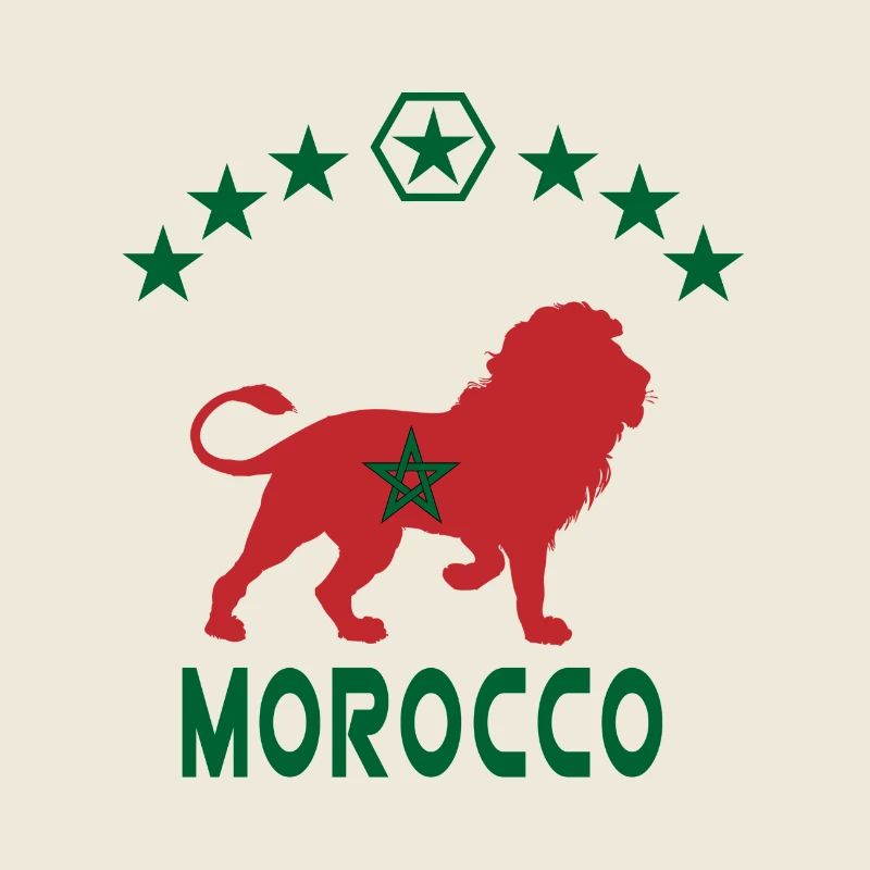 Marokko Löwen Design