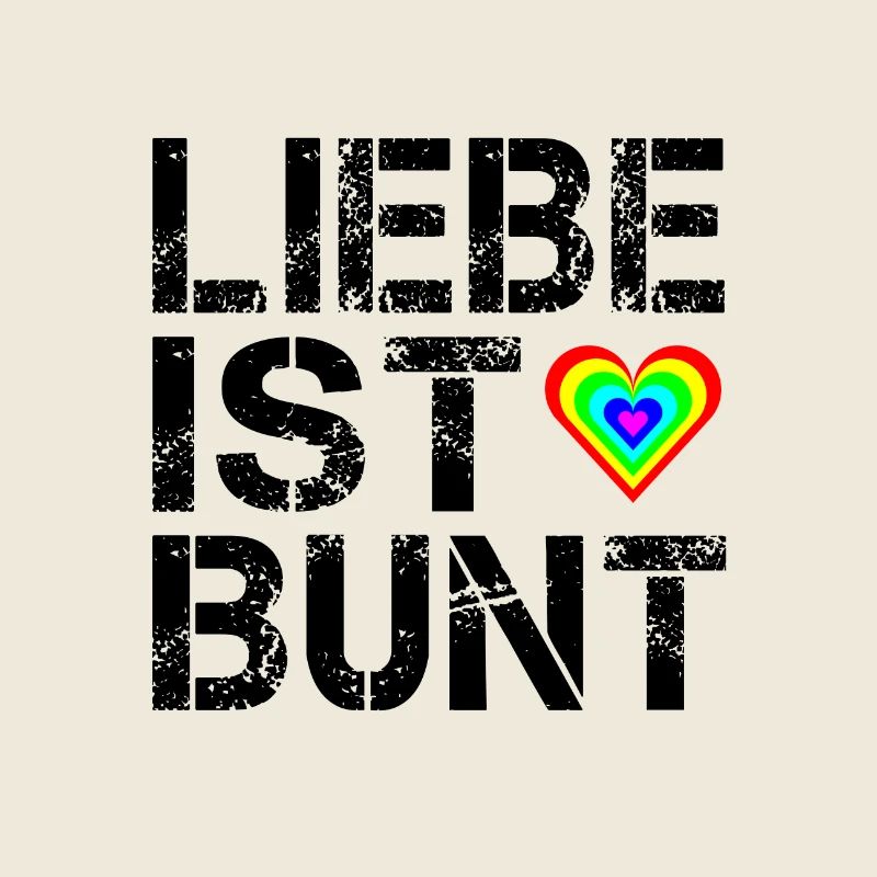 Liebe ist bunt.