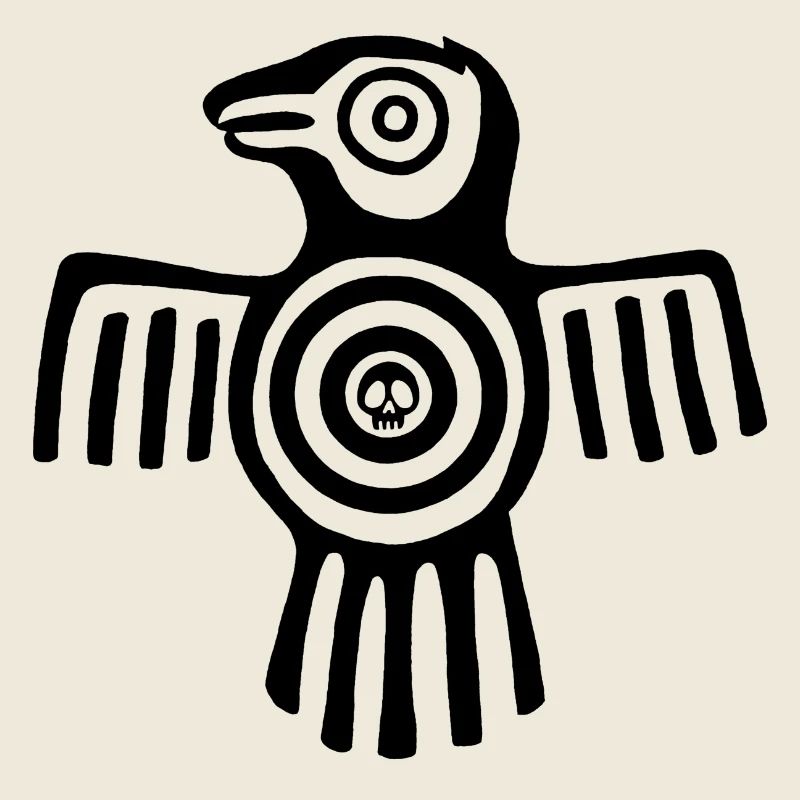 Oiseau inca noir