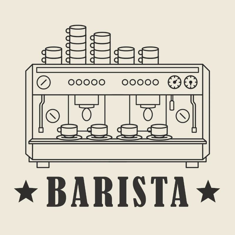 Barista Espressomaschine Espresso Kaffee Geschenk