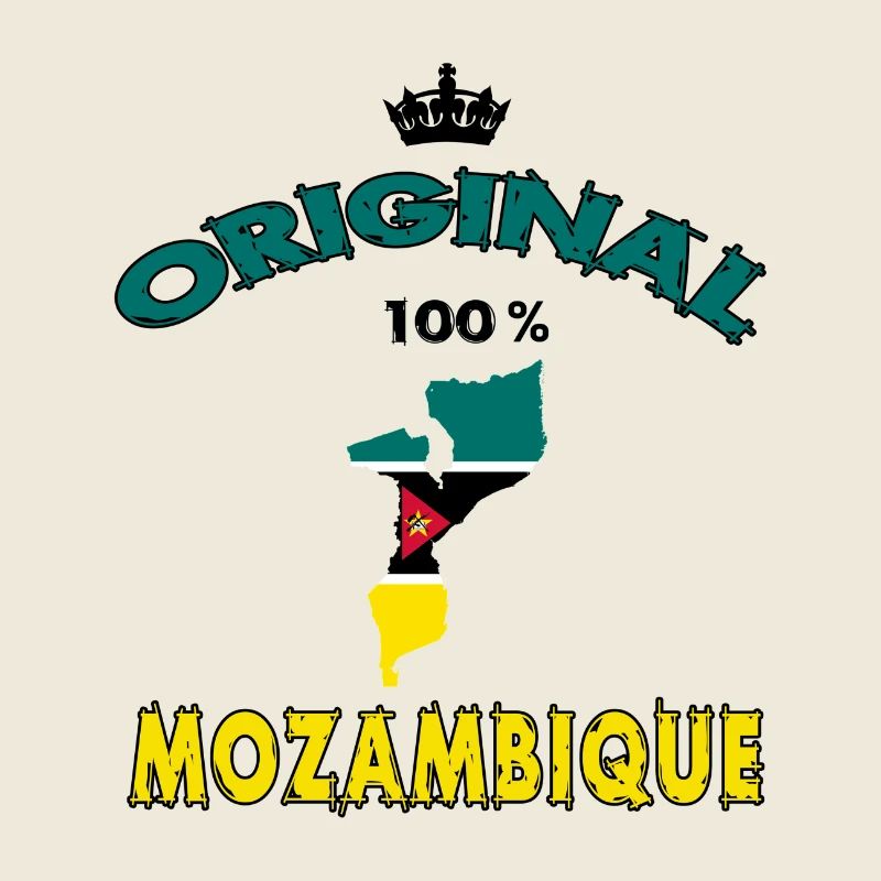 Mosambik Original 100% Flaggen Design