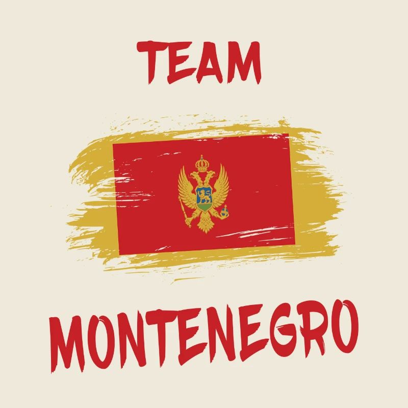 Team Montenegro Flaggen Design / Geschenkidee