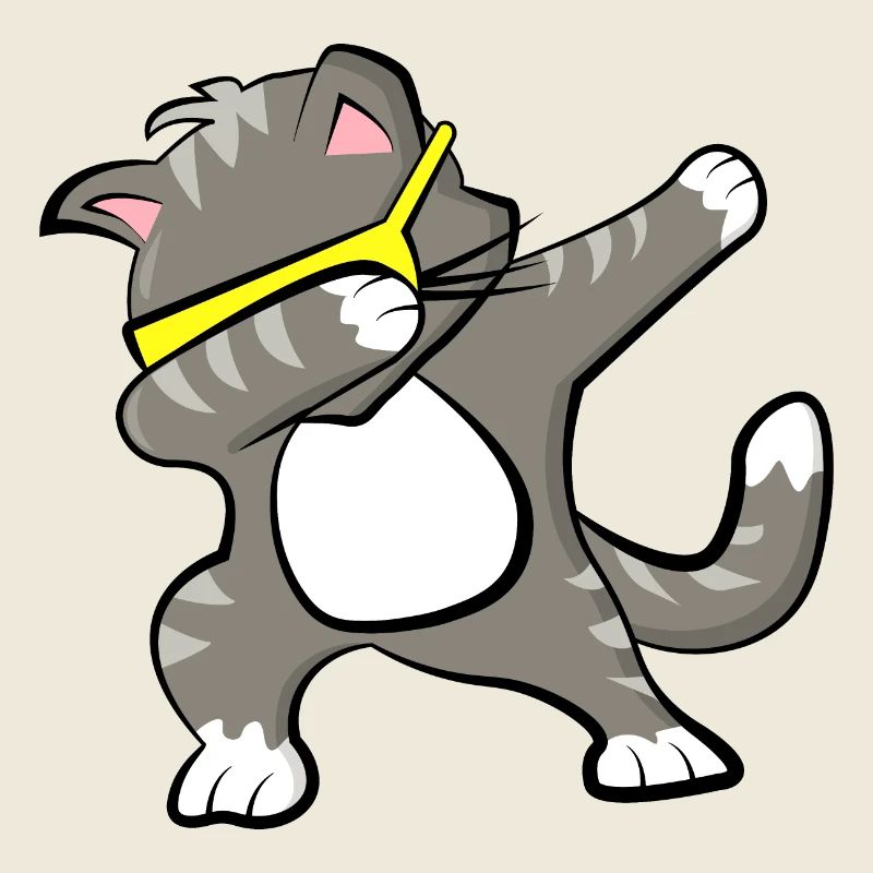 Dabbing Cat