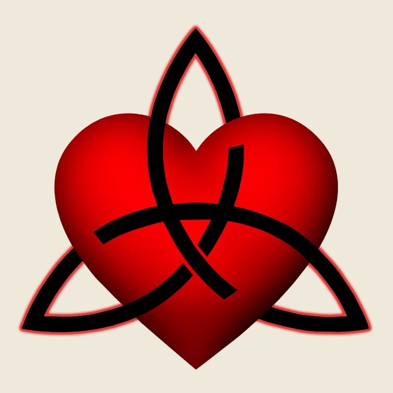 Keltisches Herzmuster