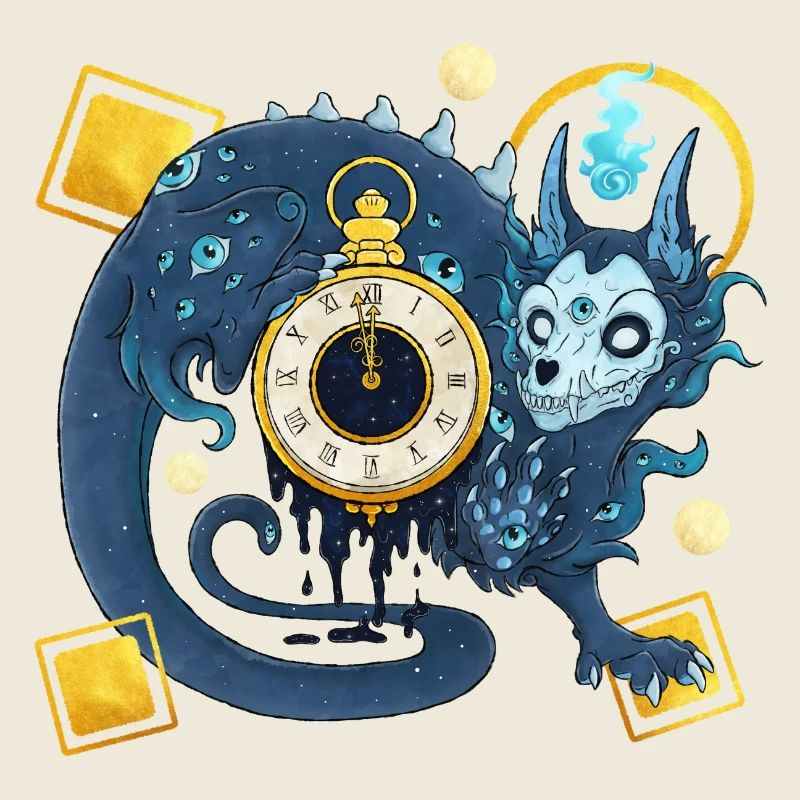 Blue Ink Spirits - Chinesischer Dämonenwächter der Zeit