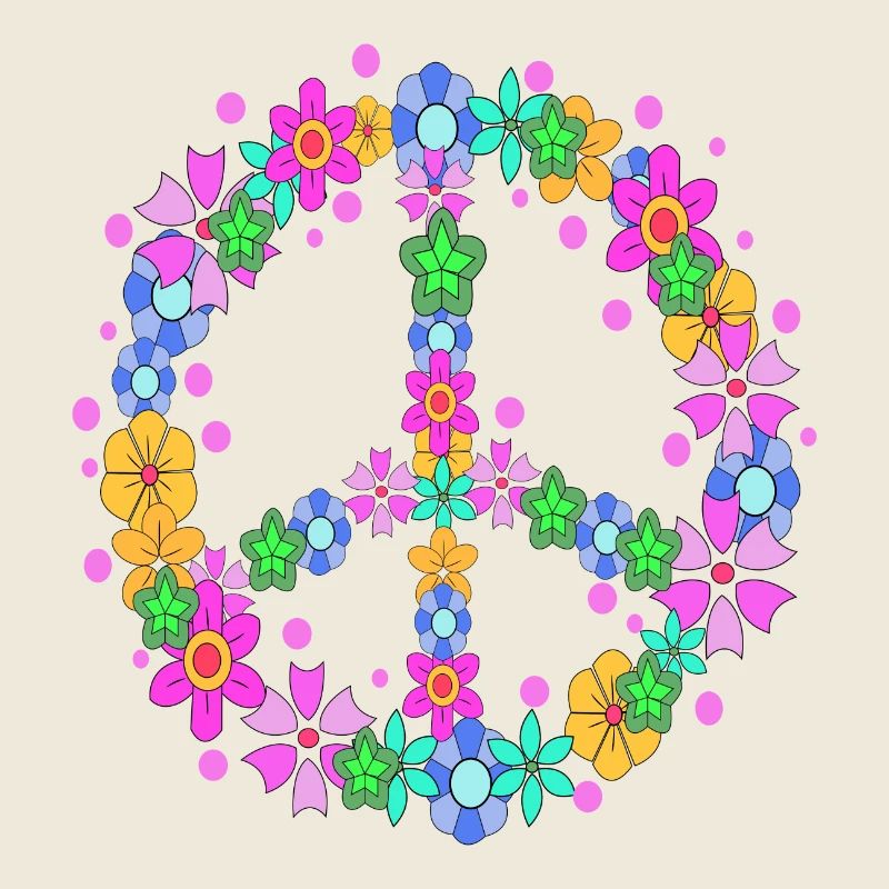 Signe de Paix Humanité Amour Paix Liberté