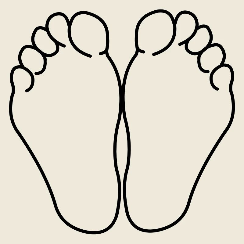 Bottom feet logo