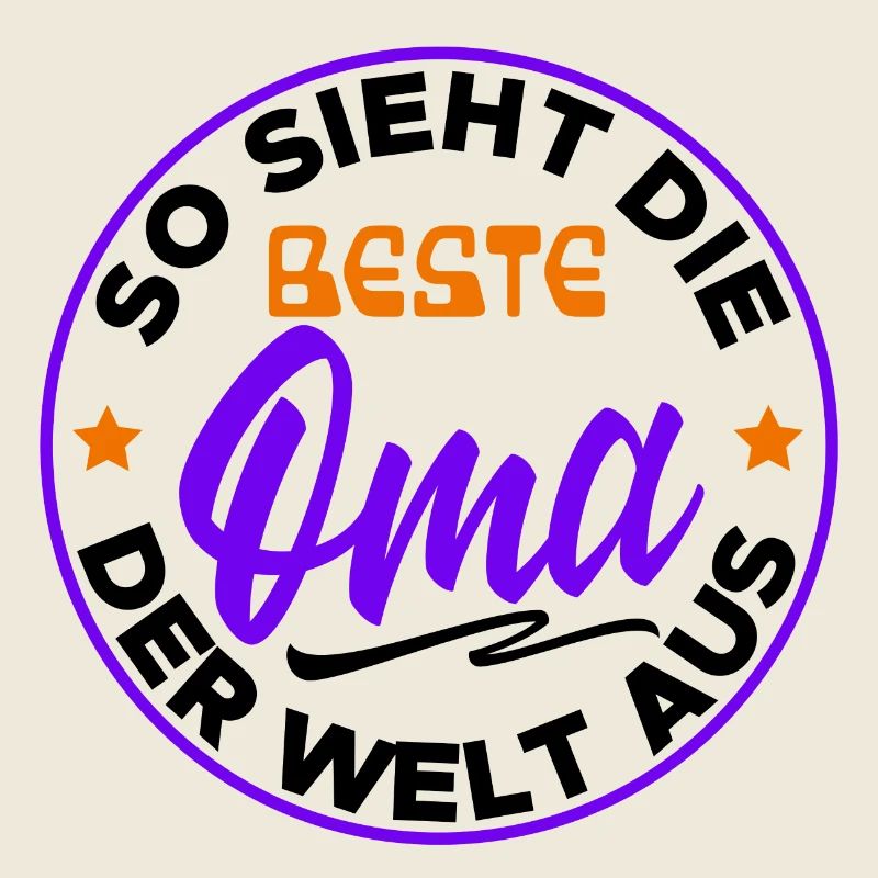 Beste Oma Cool Statement Großmutter Alte Frau