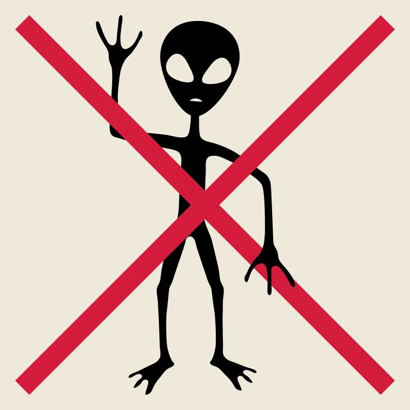 Forbidden shield of extraterrestrial visitors