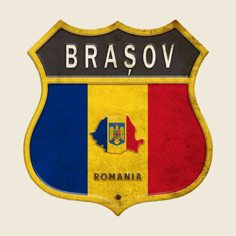 Brașov Rumänien Wappen Design