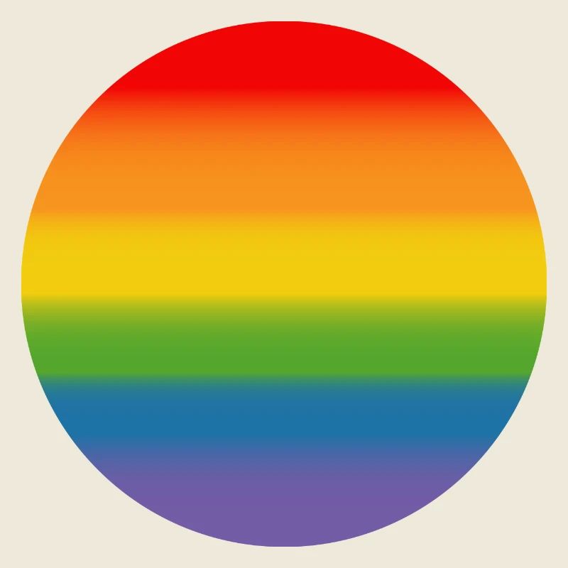 Regenbogen Verlauf Round