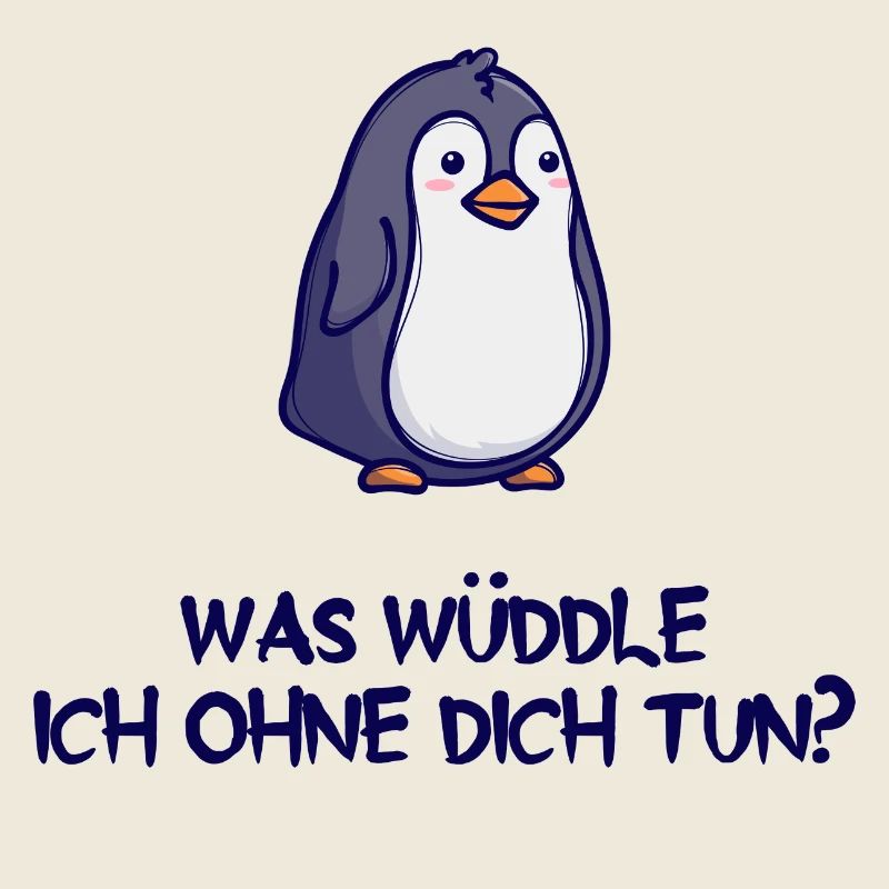 Tier Humorvoll Pinguin Statement Arktis Vogel