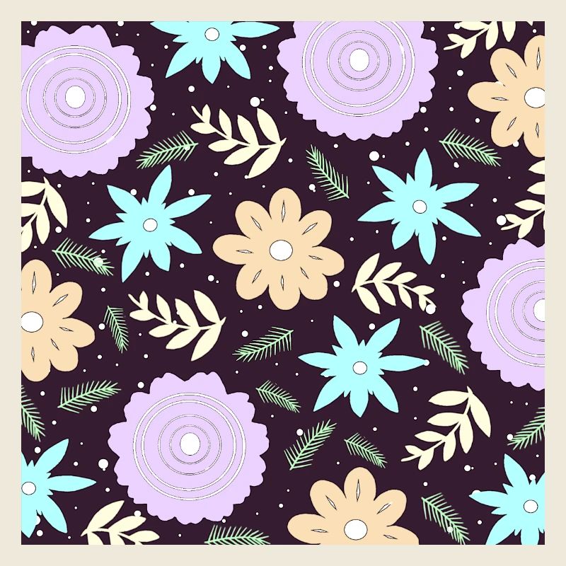 all over prints mit blumen, pastell blumenmuster