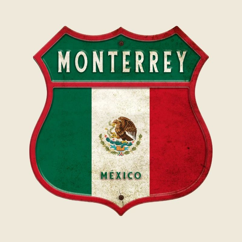 Monterrey Mexiko Wappen Design