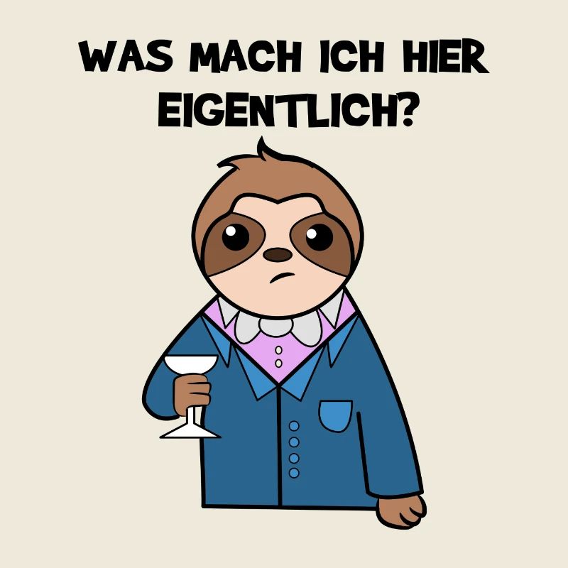 Urwaldbewohner Statement Faultier Relax Säugetier