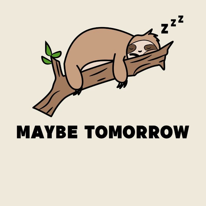Schlafen Faul Tier Faultier Dschungel Statement
