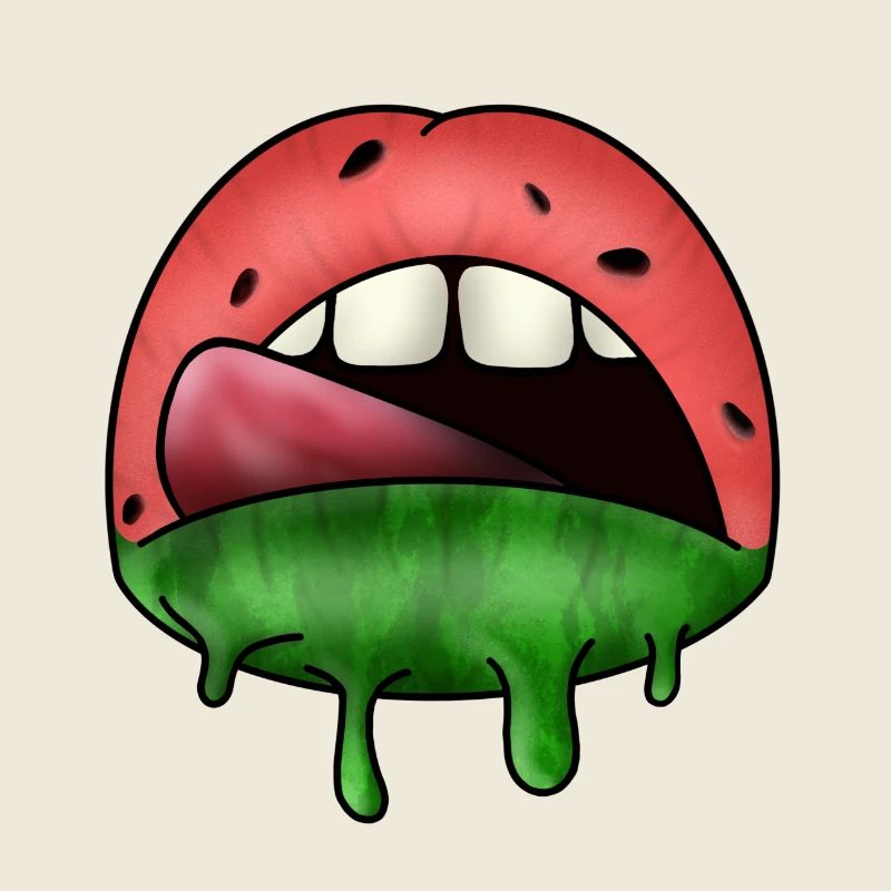 Lèvres de pastèque