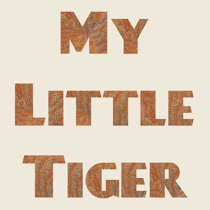 My little Tiger, fur prints, gestromt