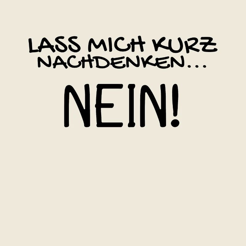 Nein Nö Spruch