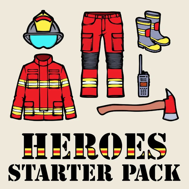 Firefighter Helmet Lifesaver Statement Fire Brigade