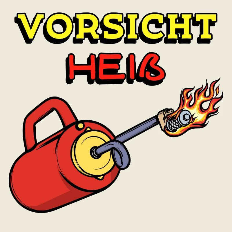 Feuerlöscher Brennen Feuer Feuerwehr Statement
