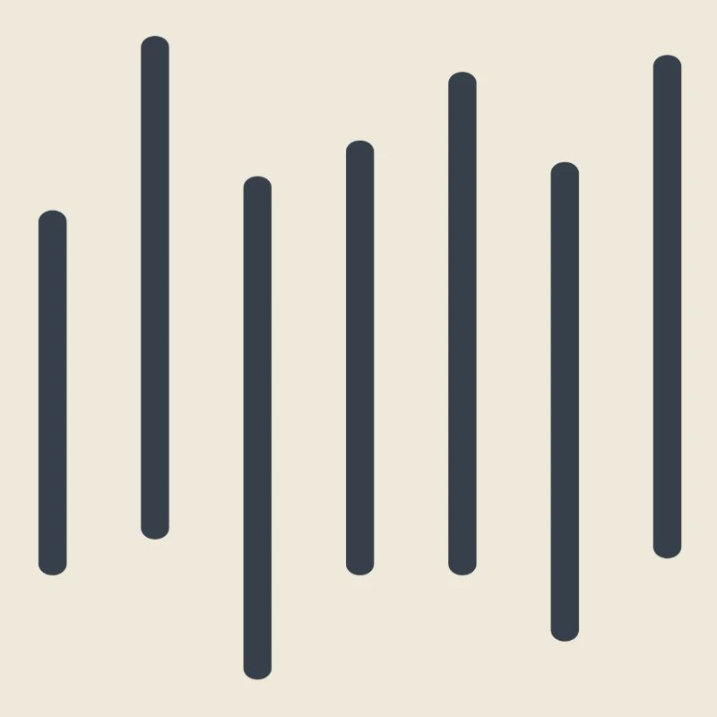 Linienrhythmus Dunkelblau