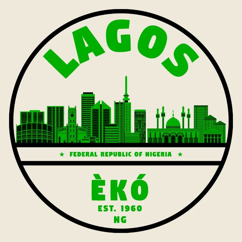 Lagos Skyline Green