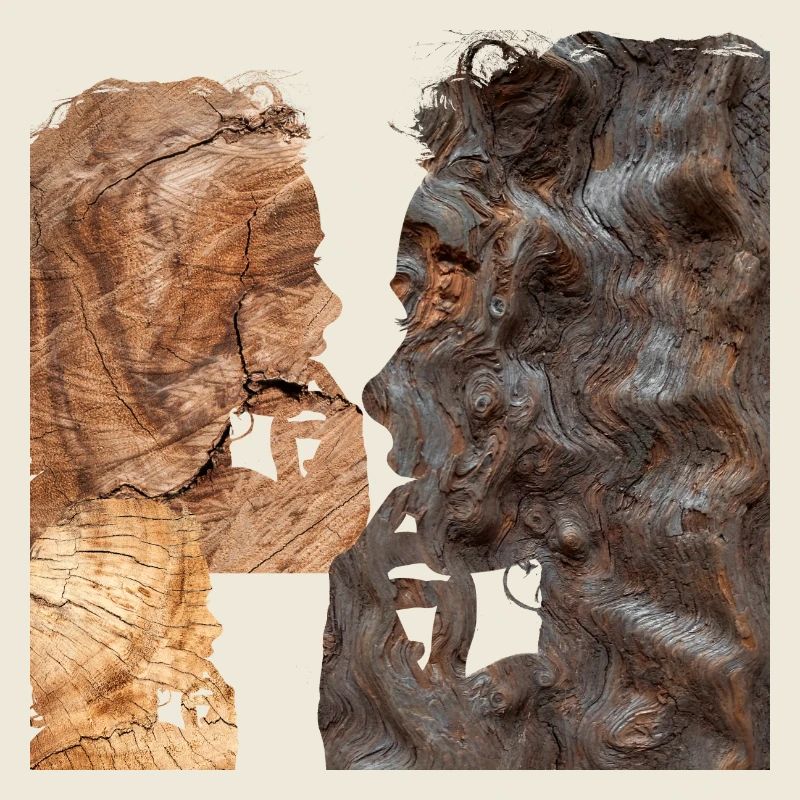 Profil der perplexen Frau