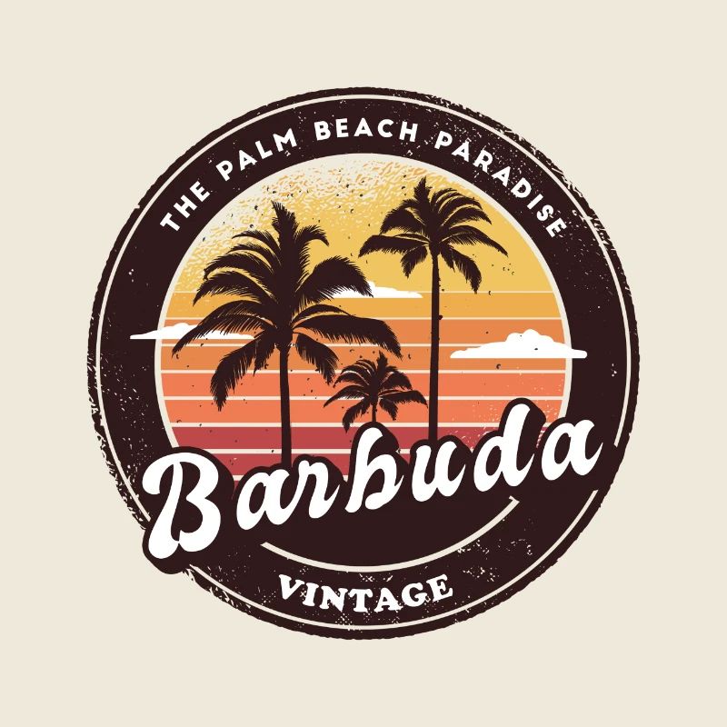 Barbuda Palmen Design