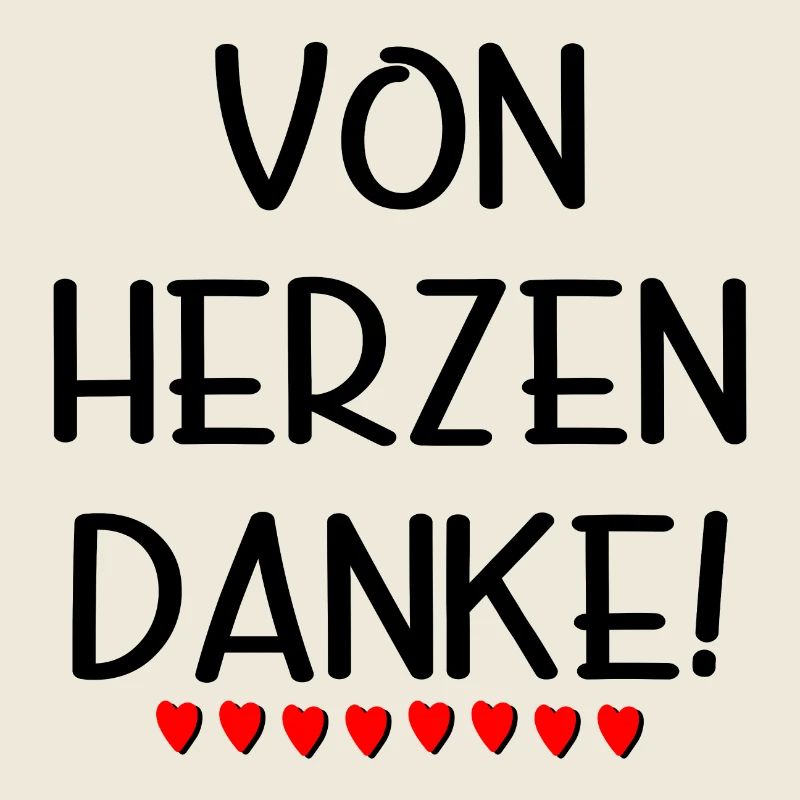 Von Herzen Danke - Dankeschön Geschenke SPRÜCHE