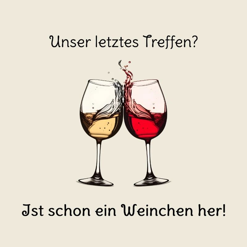 Zwei Weingläser stoßen