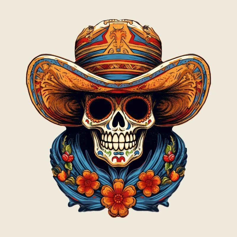 Cinco de Mayo Skull