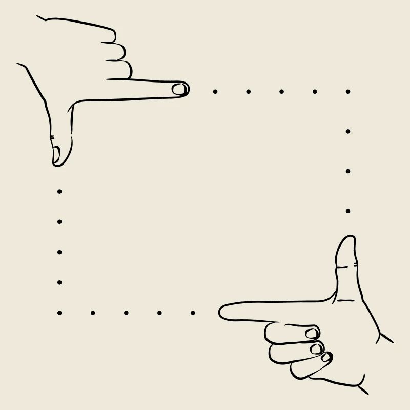 Handzeichen Bildausschnitt