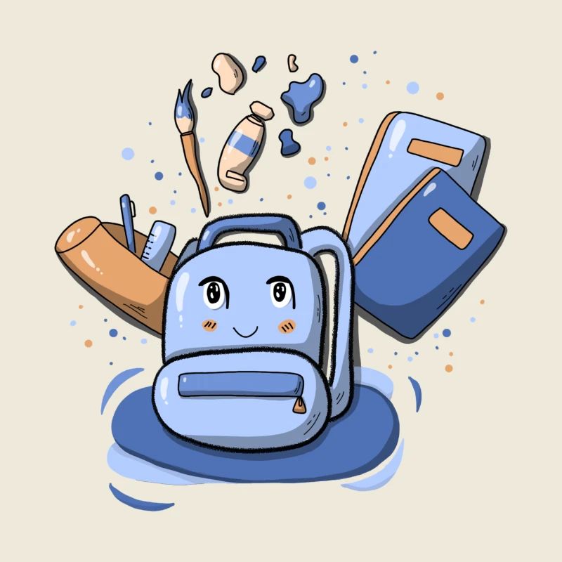 Rentree sac bleu